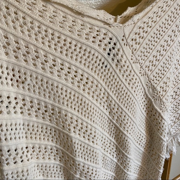 525 AMERICA knitted poncho sweater one size - Picture 5 of 10